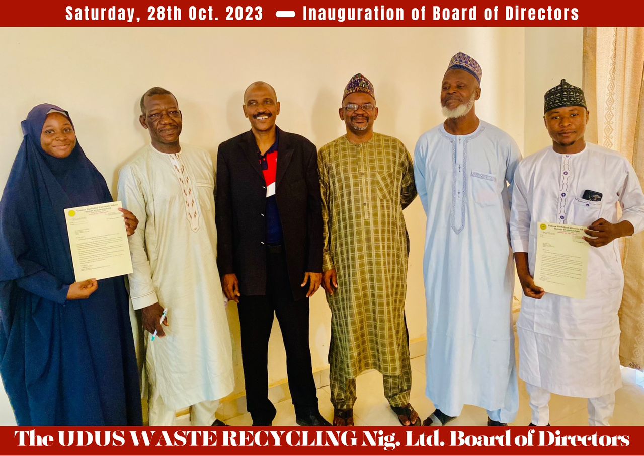 UDUS Waste Recycling Student Board of Directors